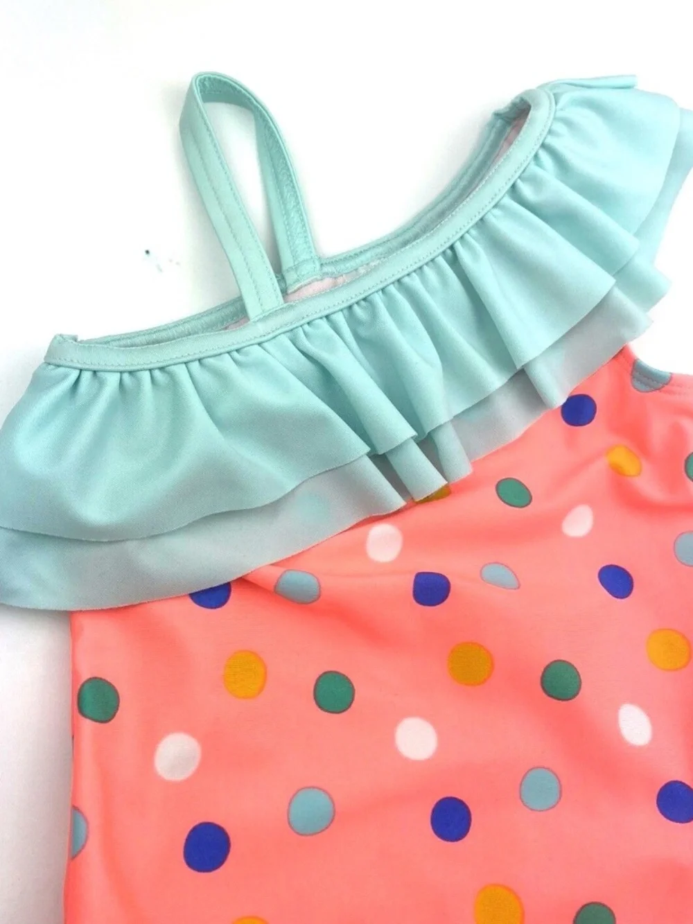 Cat & Jack Toddler Swimwear Bathing suit Size 2T Girl baby polka dot summer